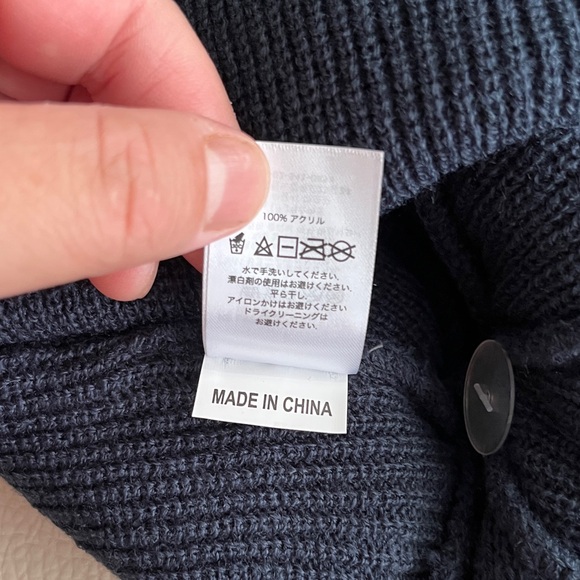 NWT - Obey Adult Hathoric Moonlit Ocean Navy Beanie - Picture 5 of 5